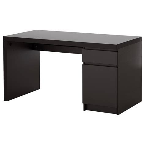 ikea desk black|black desk 140cm.